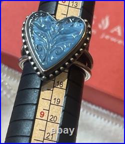 James Avery Retired Sculpted Heart And Tulip Ring James Avery Retired Sculpted Heart And Tulip Ring