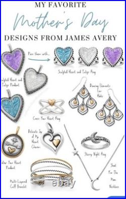 James Avery Retired Sculpted Heart And Tulip Ring James Avery Retired Sculpted Heart And Tulip Ring
