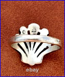 James Avery Retired Shell Ring Sterling Silver with Orig. Box