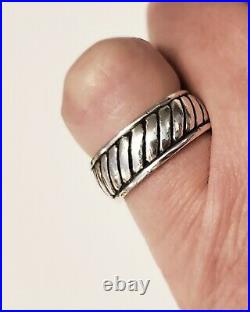 James Avery Retired Size 6 Sterling Silver Band Ring