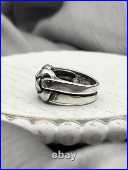James Avery Retired Size 8 Braided Woven Ring Neat Piece