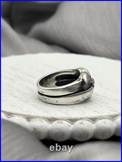 James Avery Retired Size 8 Braided Woven Ring Neat Piece