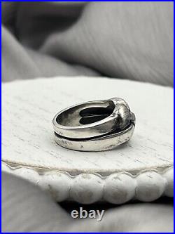 James Avery Retired Size 8 Braided Woven Ring Neat Piece