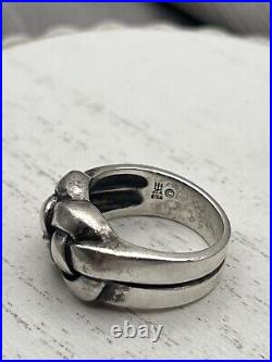 James Avery Retired Size 8 Braided Woven Ring Neat Piece