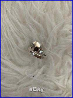 James Avery Retired Smoky Quartz Sterling Silver Ring