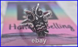 James Avery Retired Spooky Woodland Owl 925 Ring sz 9 Strong Hallmark