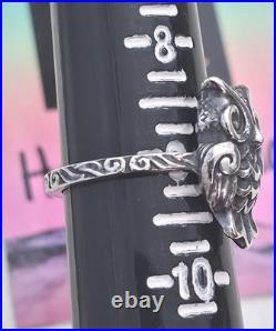 James Avery Retired Spooky Woodland Owl 925 Ring sz 9 Strong Hallmark