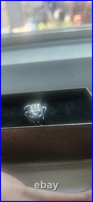 James Avery Retired Sterling 3D Wrap Around Frog Ring Rare Vintage 925