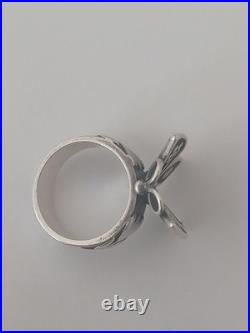 James Avery Retired Sterling 925 Mariposa Size 5 Ring