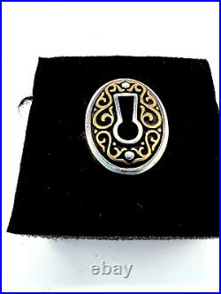 James Avery Retired Sterling Bronze Journey Keyhole Ring 6 3/4