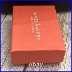 James Avery Retired Sterling Fleur De Lis Wide Cigar Band Ring EUC Sz 6.5 With Box