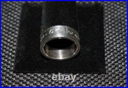 James Avery Retired Sterling God Be With Us Together and Apart Ring Size 8