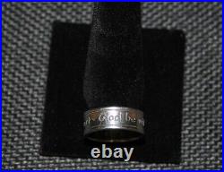 James Avery Retired Sterling God Be With Us Together and Apart Ring Size 8