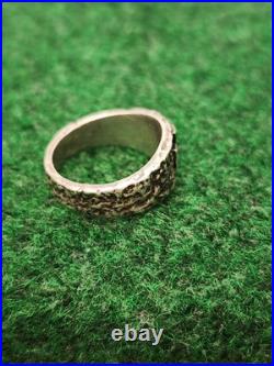 James Avery Retired Sterling Silver 925 Textured Cross Ring Mens Band Size 10