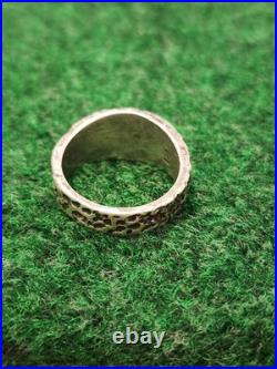 James Avery Retired Sterling Silver 925 Textured Cross Ring Mens Band Size 10