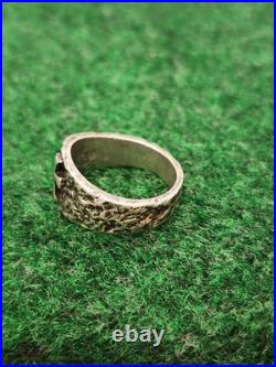 James Avery Retired Sterling Silver 925 Textured Cross Ring Mens Band Size 10