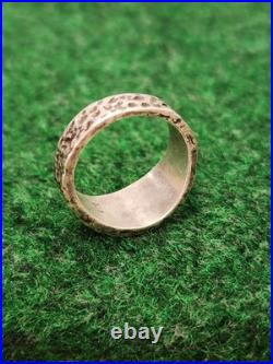 James Avery Retired Sterling Silver 925 Textured Cross Ring Mens Band Size 10