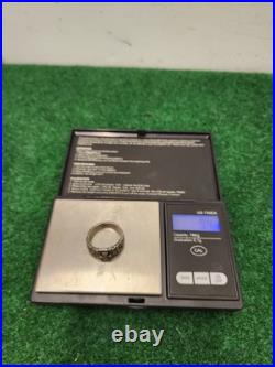 James Avery Retired Sterling Silver 925 Textured Cross Ring Mens Band Size 10