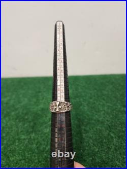 James Avery Retired Sterling Silver 925 Textured Cross Ring Mens Band Size 10