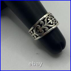 James Avery Retired Sterling Silver Adoree Ring Band Size 5