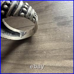 James Avery Retired Sterling Silver African Beaded Swirl Ring Size 6