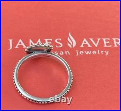 James Avery Retired Sterling Silver And Bronze Radiant Heart Ring/Size 8.75