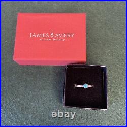James Avery Retired Sterling Silver And Turquoise Ring Size 8.5
