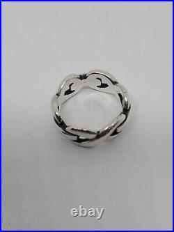 James Avery Retired Sterling Silver Bold Infinity Band Ring Size 5.5 James Avery Retired Sterling Silver Bold Infinity Band Ring Size 5.5