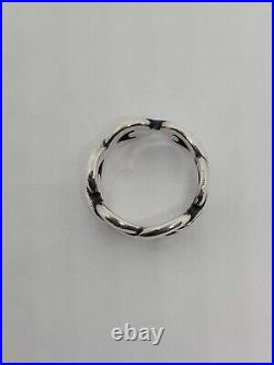James Avery Retired Sterling Silver Bold Infinity Band Ring Size 5.5 James Avery Retired Sterling Silver Bold Infinity Band Ring Size 5.5