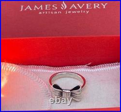 James Avery Retired Sterling Silver Bow Ring
