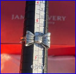 James Avery Retired Sterling Silver Bow Ring