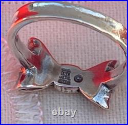 James Avery Retired Sterling Silver Bow Ring