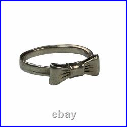 James Avery Retired Sterling Silver Bow Ring Size 2.25