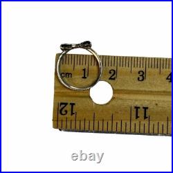 James Avery Retired Sterling Silver Bow Ring Size 2.25