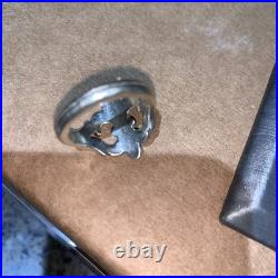 James Avery Retired Sterling Silver Fleur De Lis Ring Size 7
