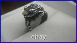 James Avery Retired Sterling Silver Frog Ring