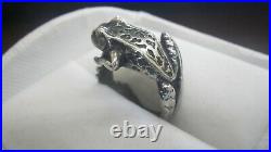 James Avery Retired Sterling Silver Frog Ring