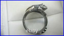 James Avery Retired Sterling Silver Frog Ring