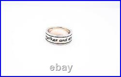 James Avery Retired Sterling Silver God Be With Us Together And Apart Band Ring