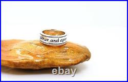 James Avery Retired Sterling Silver God Be With Us Together And Apart Band Ring