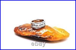 James Avery Retired Sterling Silver God Be With Us Together And Apart Band Ring