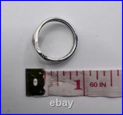 James Avery Retired Sterling Silver Hearts Embrace Ring/Size 8.5