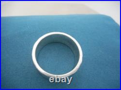 James Avery Retired Sterling Silver Large Heavy Hammered Band Ring / Size 12 1/2