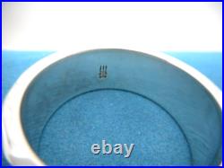 James Avery Retired Sterling Silver Large Heavy Hammered Band Ring / Size 12 1/2