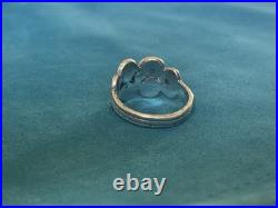 James Avery Retired Sterling Silver Mycenaean Butterfly Ring RARE Size 8