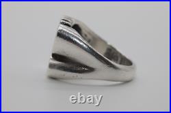 James Avery Retired Sterling Silver Open Spring Butterfly Ring Size 6
