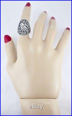 James Avery Retired Sterling Silver Paradise Bird Ring Large Design Size 6 3/4