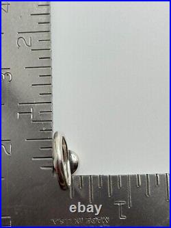 James Avery Retired Sterling Silver Peace Sign Ring Size 4.5