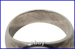 James Avery Retired Sterling Silver Raised Fleuree Cross Ring Sz 13