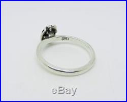 James Avery Retired Sterling Silver Stackable Ladybug Ring Size 9.5 Lb-c1438